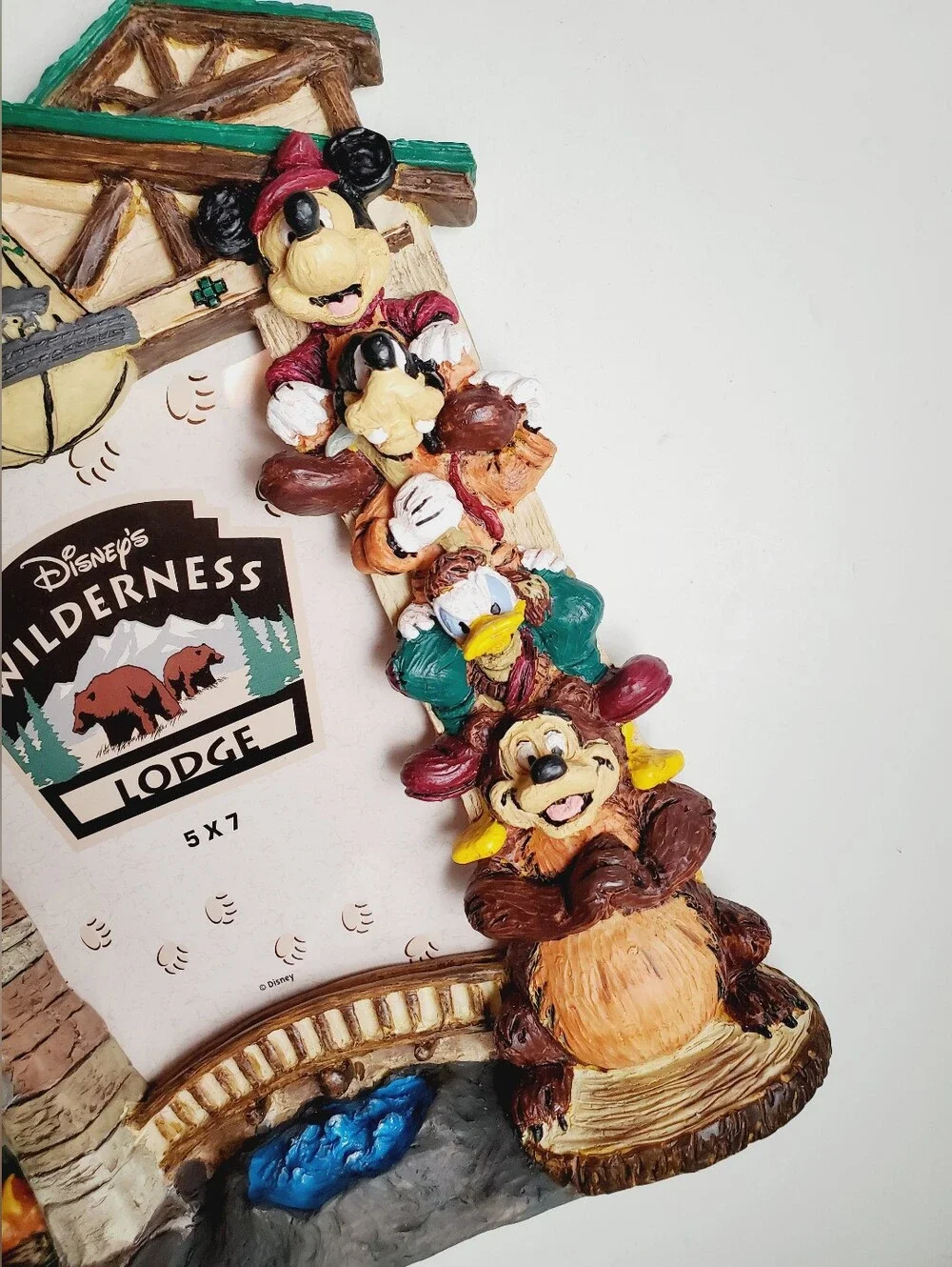 Disney Parks Wilderness Lodge Mickey & Friends 5×7 Totem Pole Picture Frame